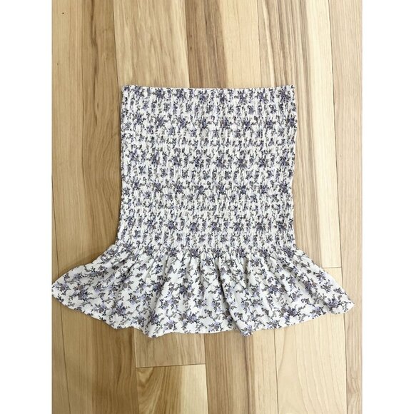 Missguided Rouched Floral Skirt US 6 EUC - Picture 3 of 3